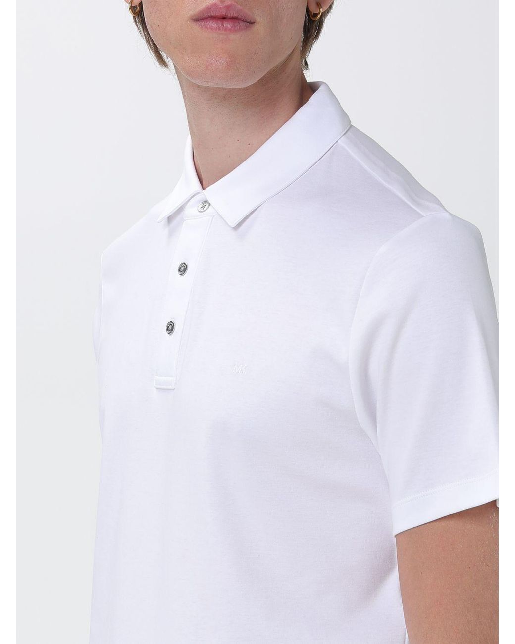 Michael Kors White Polo Shirt for men