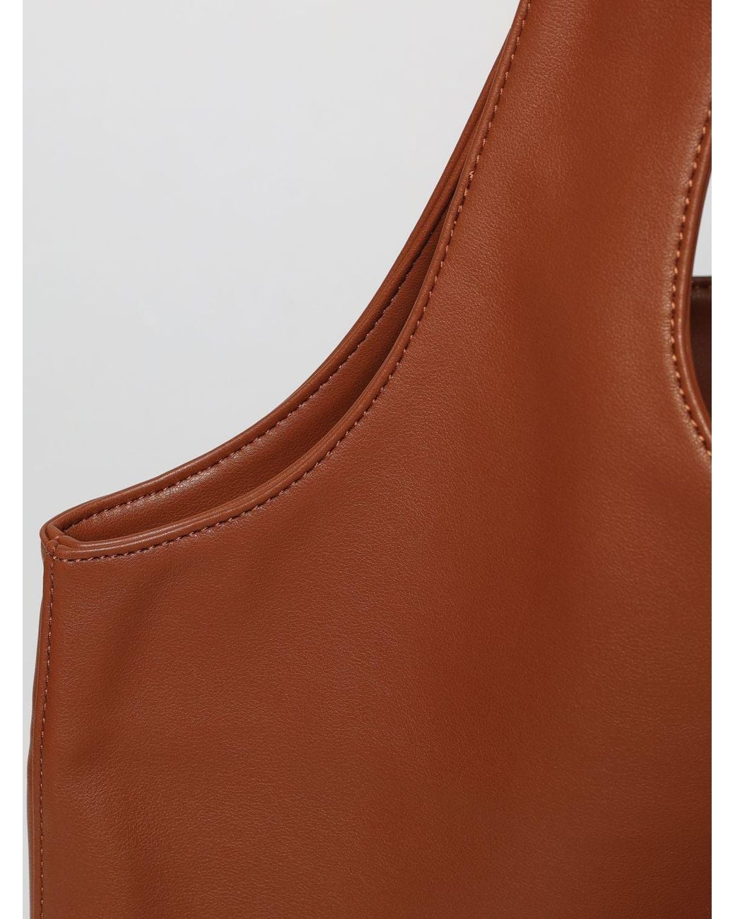 A.P.C. Brown Ninon Faux Leather Tote Bag