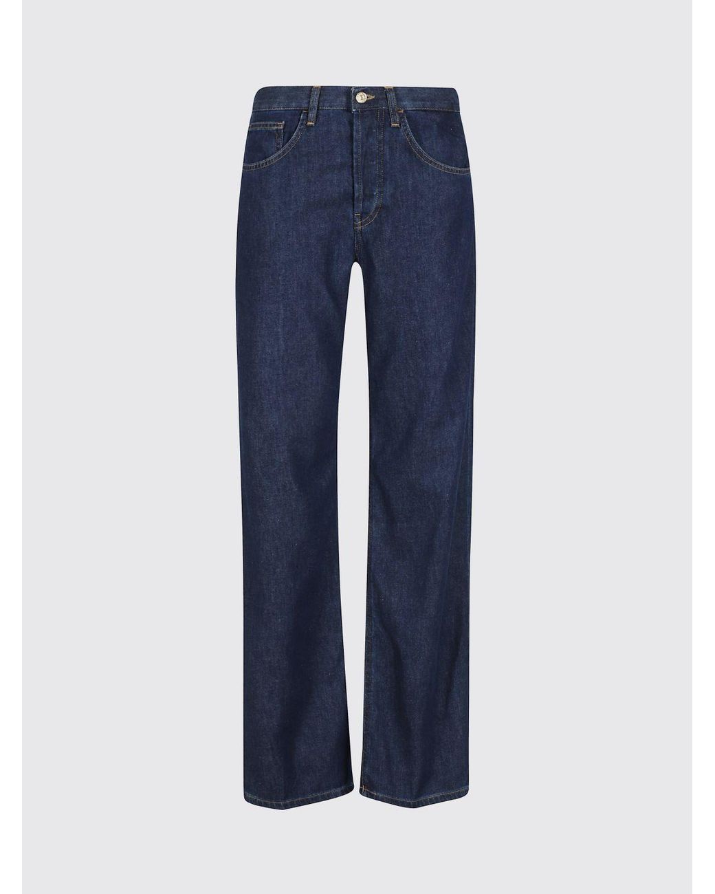 Dondup Blue Straight Denim Jeans