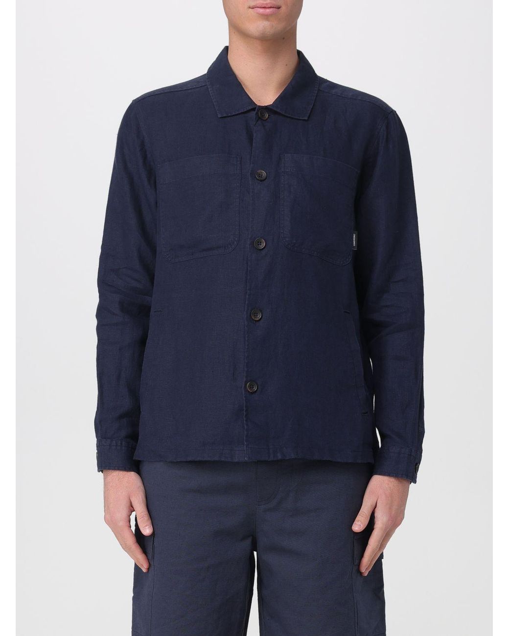 Colmar Blue Linen Shirt for men
