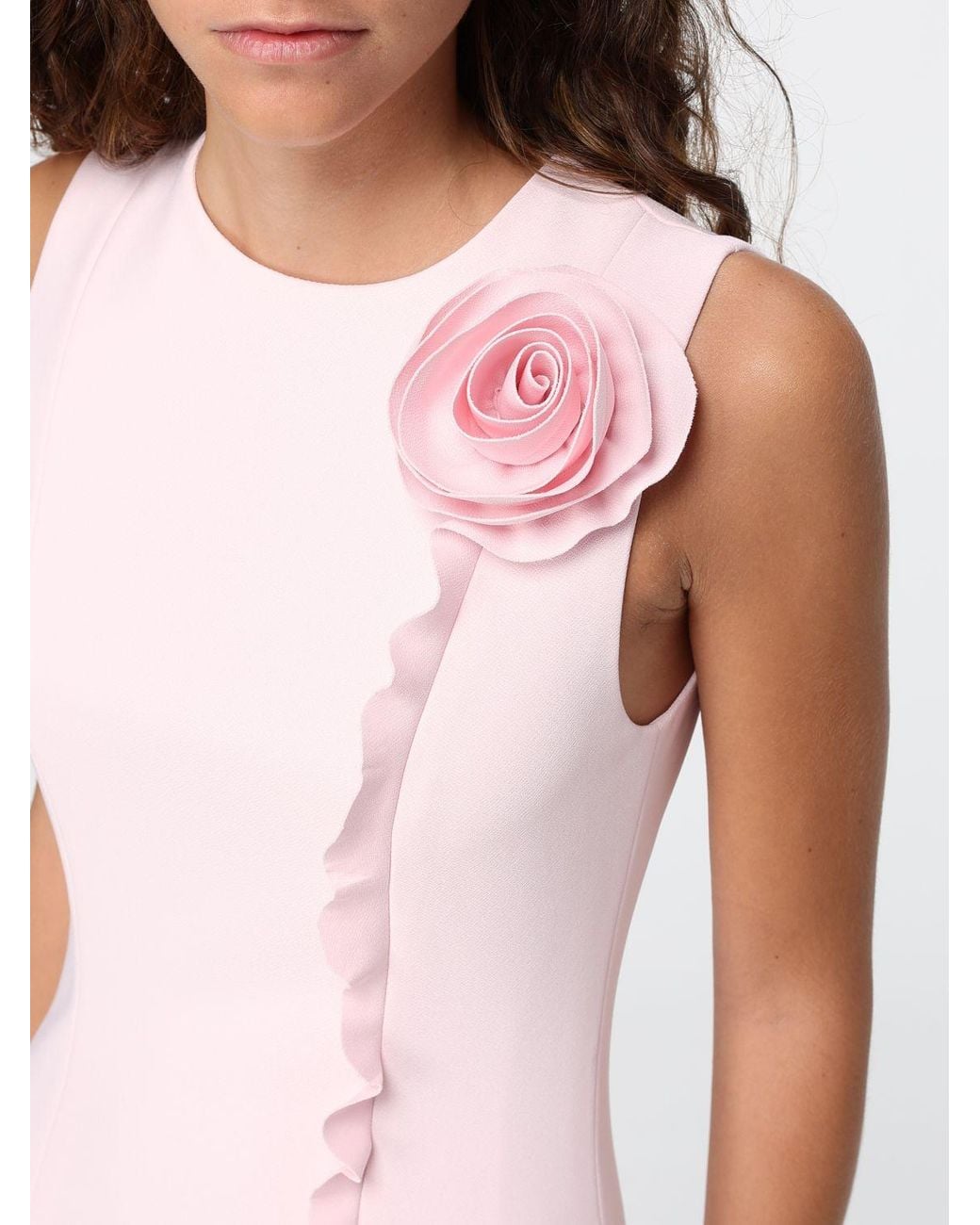 ROTATE BIRGER CHRISTENSEN White Off-The-Shoulder Ruched Jersey Sheath Mini Dress