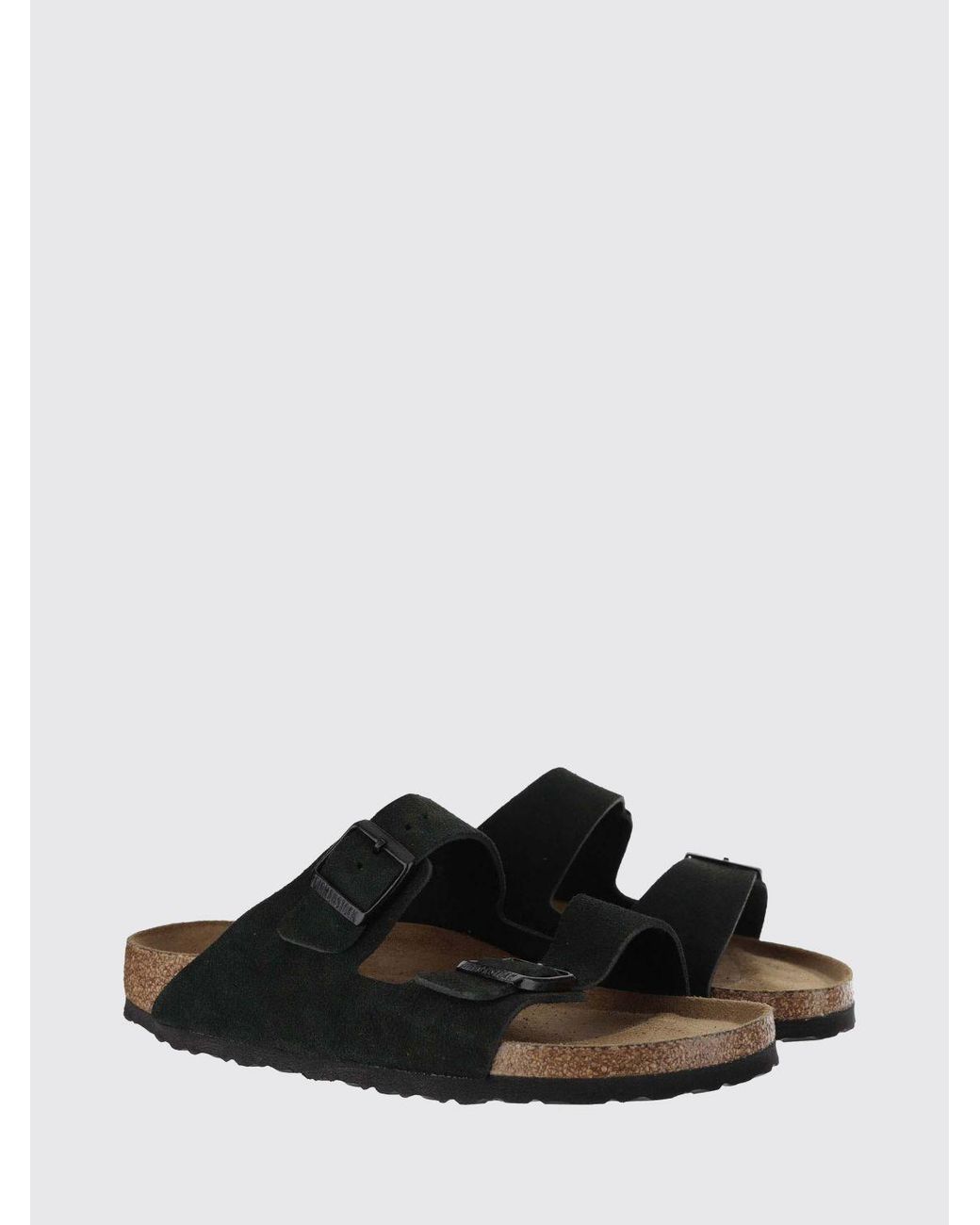 Birkenstock Black Arizona Suede Sandal for men