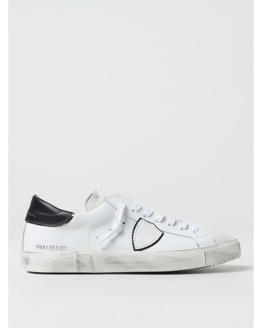 Philippe Model Prsx Sneaker Aus Used-Leder in White für Herren