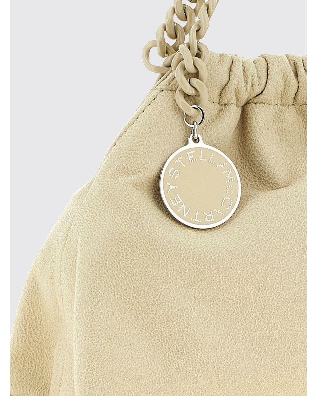 Stella McCartney Natural Falabella Faux Suede Leather Mini Handbag
