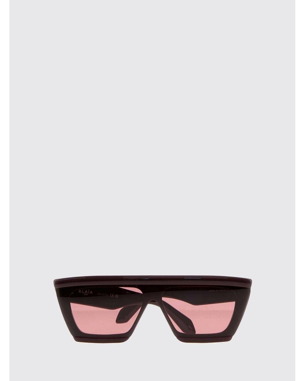Alaïa White Cat-Eye Sunglasses