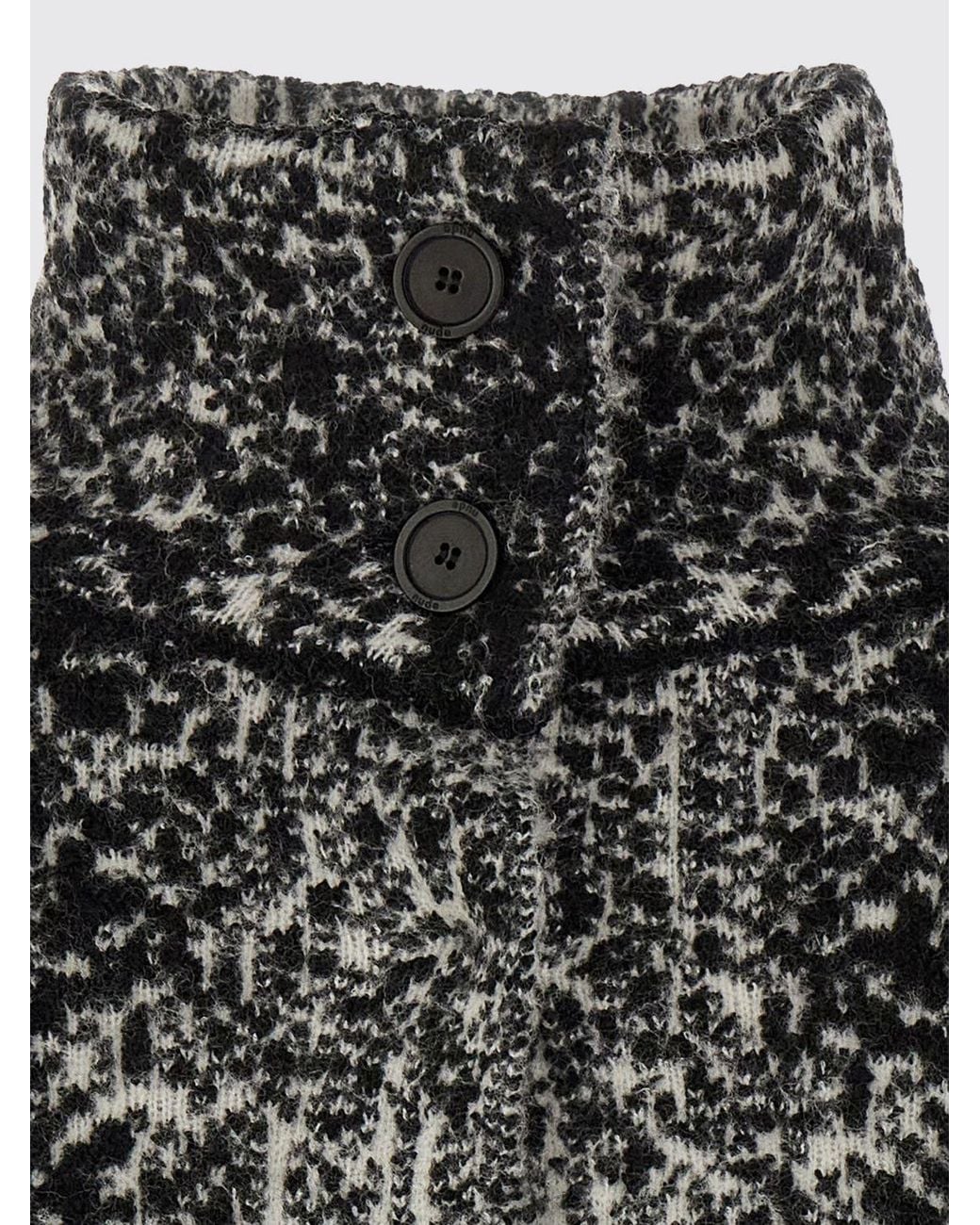Nude Long Hooded Cape in Black | Lyst