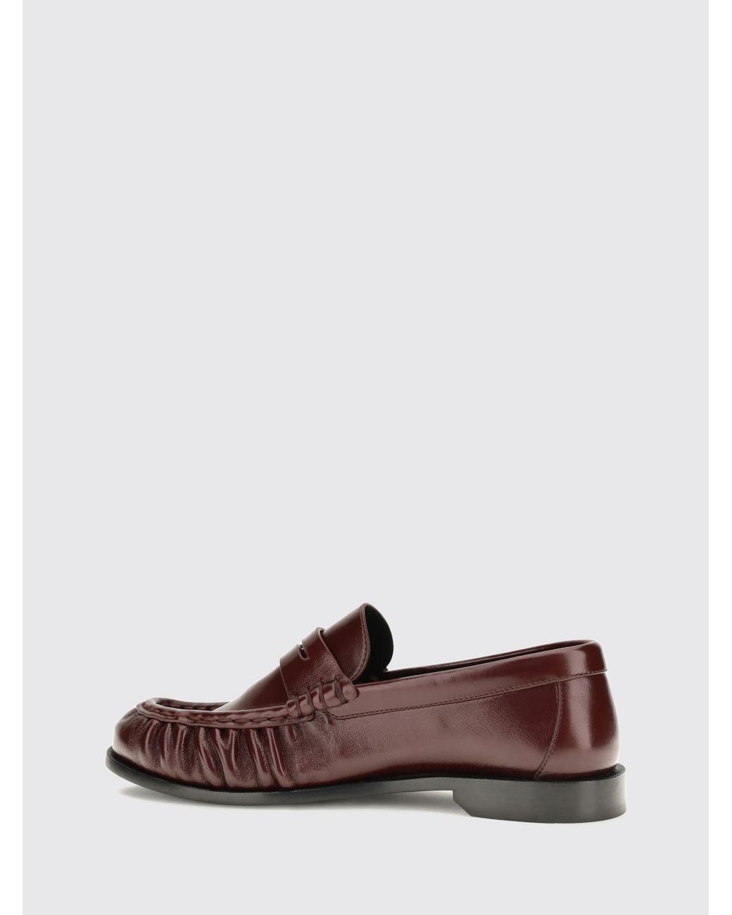 Saint Laurent Brown Le Loafer Penny Loafers