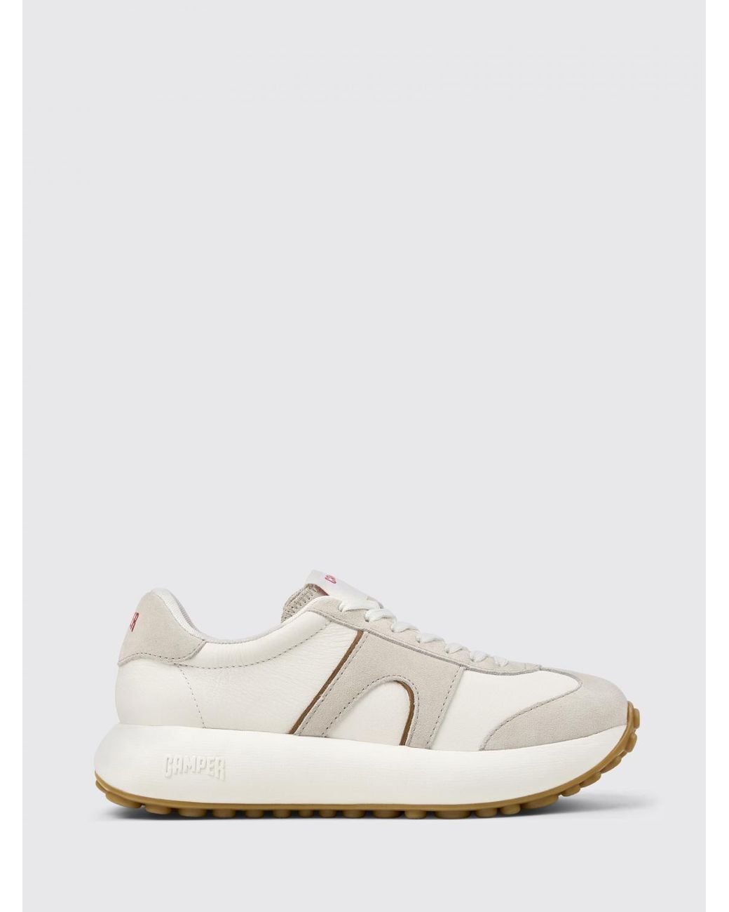 Camper White Pelotas Athens Leather Sneakers