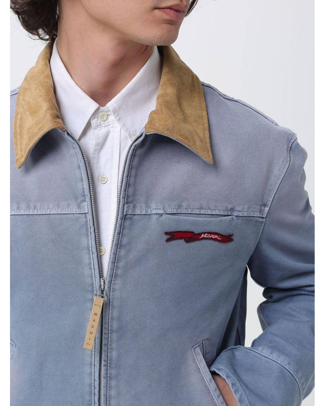 Marni Blue Denim Jacket for men