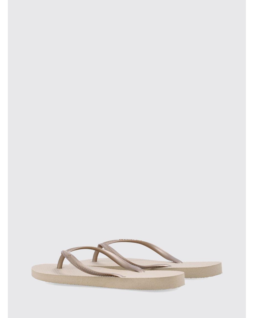 Havaianas Multicolor Slim Rubber Thong Sandals With Low Heel And Tone-On-Tone Logo