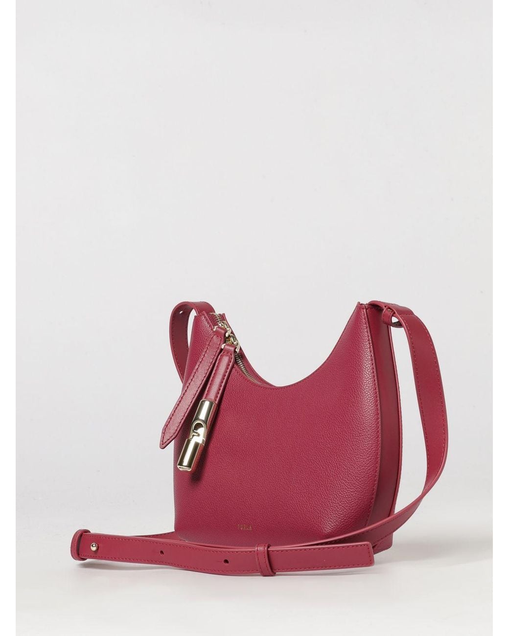 Furla Pink Hobo Bag