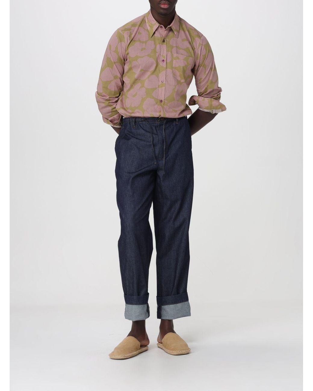 Dries Van Noten Blue Shirt for men