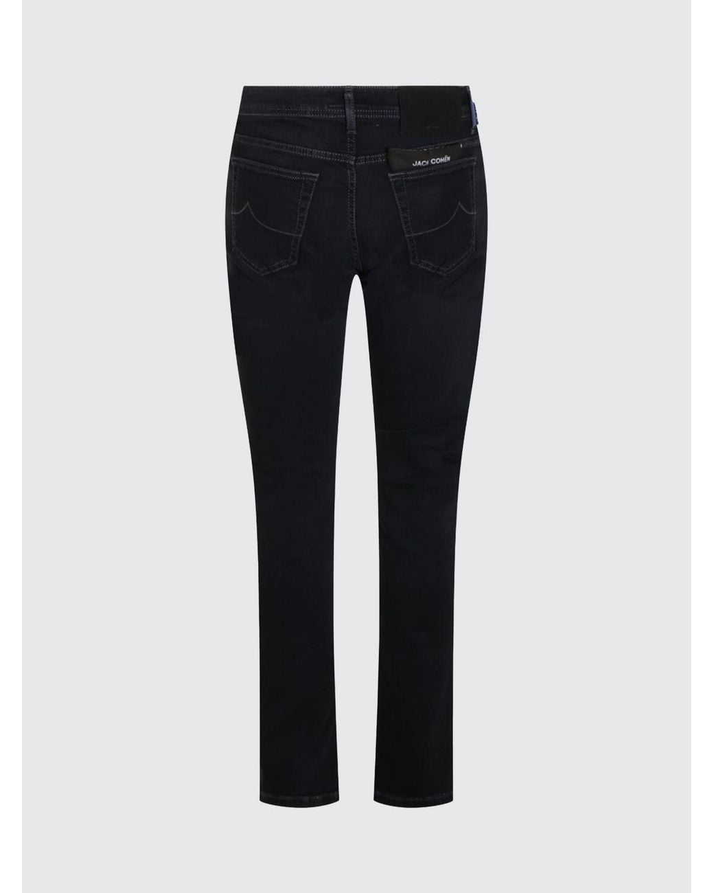 Jacob Cohen Blue Mid-Rise Slim Fit Stretch Denim Jeans for men