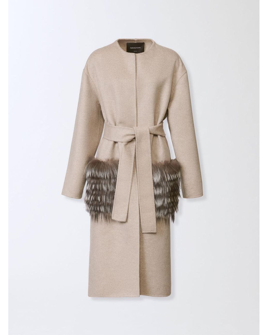 Fabiana Filippi Natural Coat