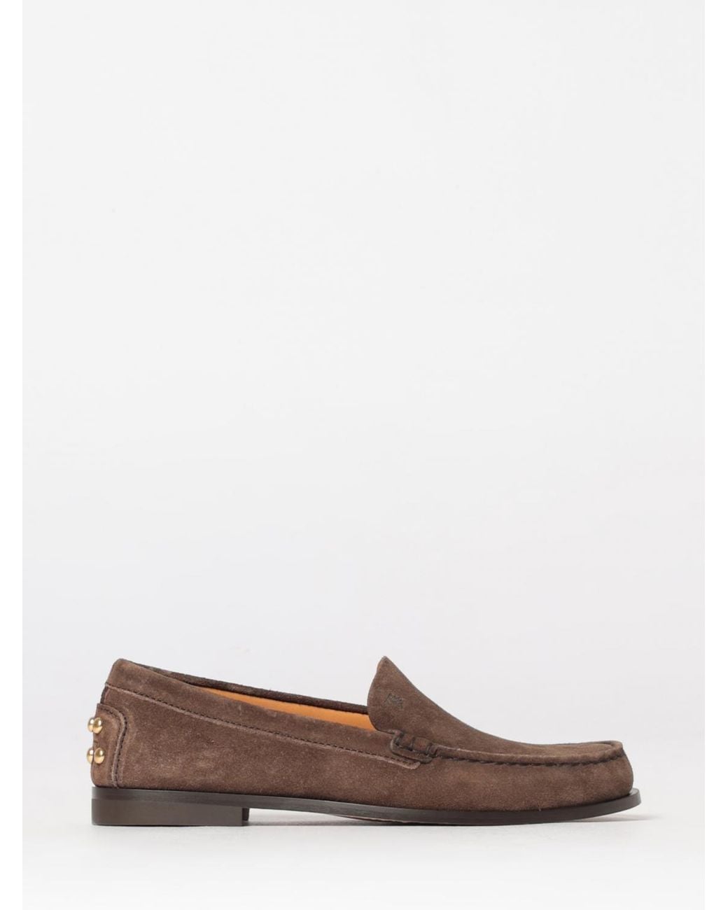 Tod's White Suede Loafers