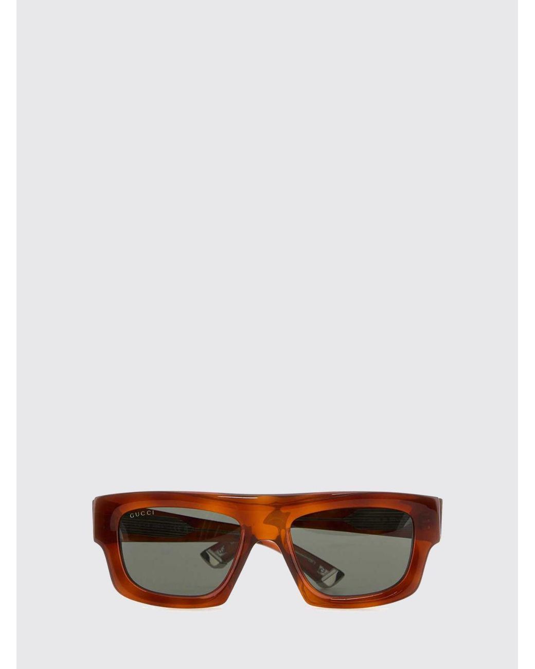 Gucci White Aviator Sunglasses for men