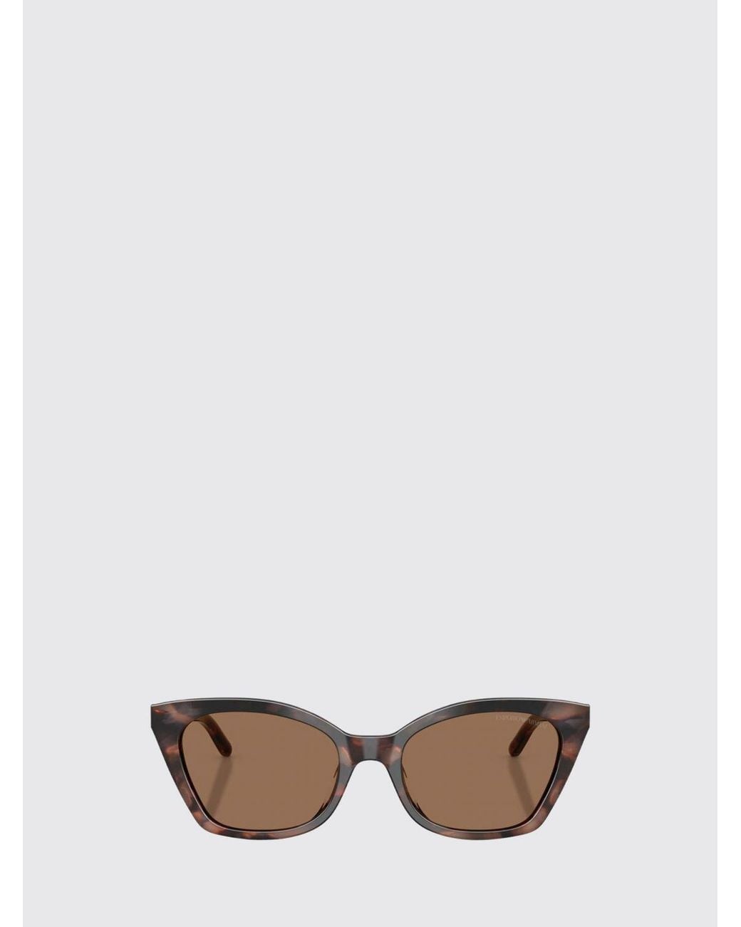Emporio Armani Brown Butterfly Sunglasses