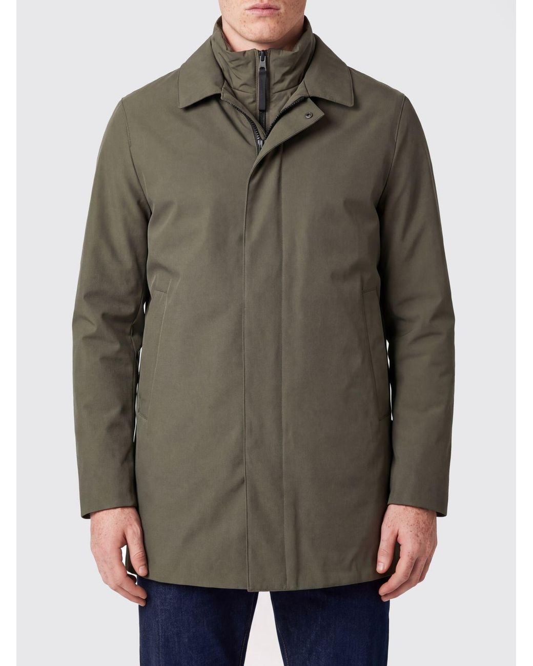 People Of Shibuya Gray Short Parka for men
