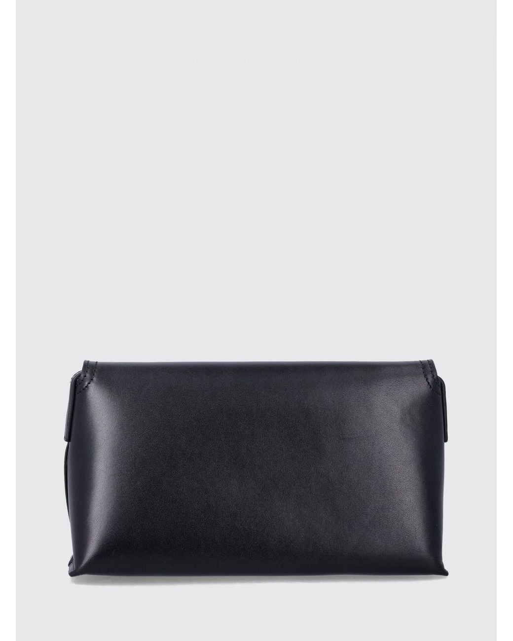 A.P.C. Blue Simone Smooth Cowhide Leather Shoulder Bag With Laminated Logo