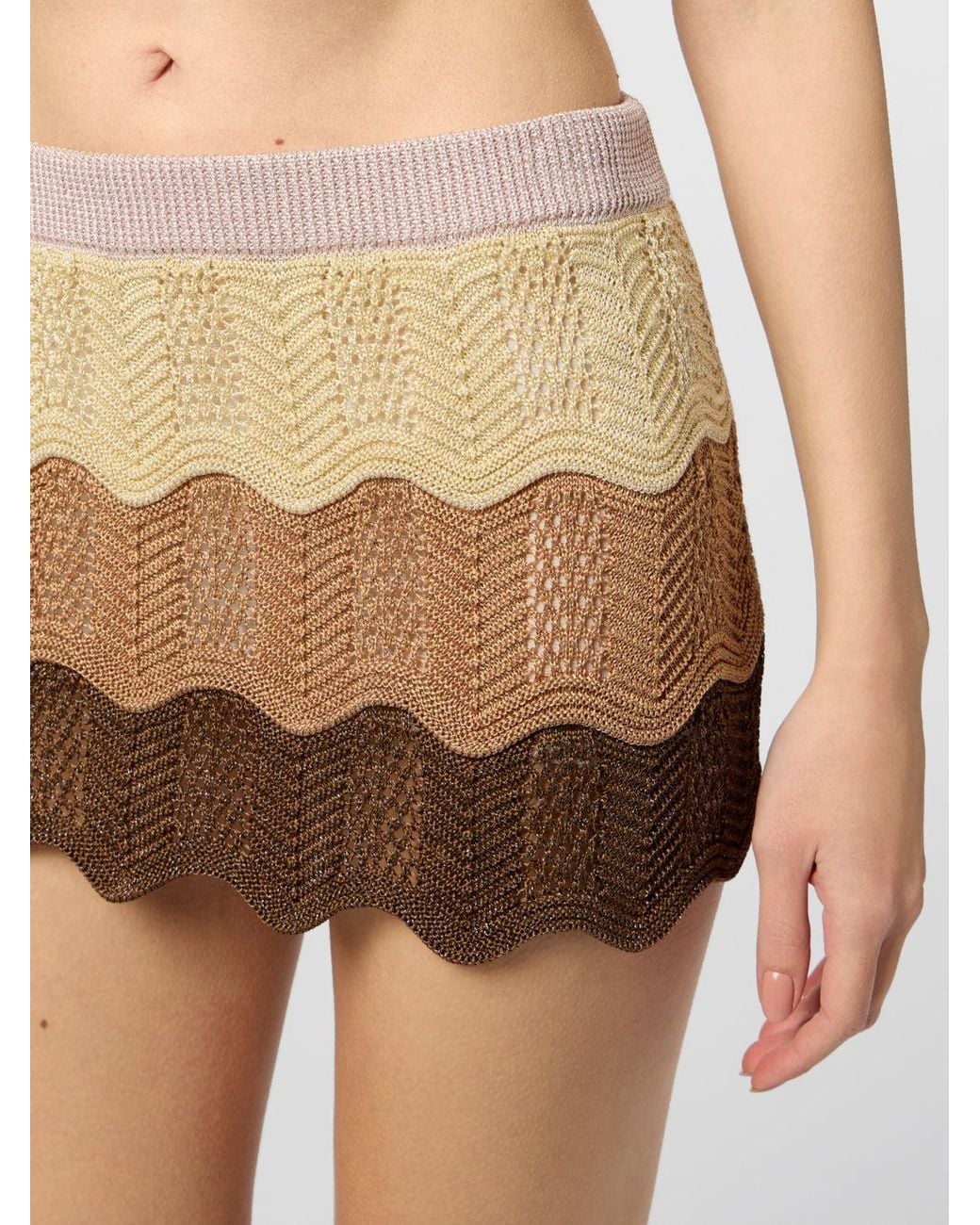 Philipp Plein Natural Skirt