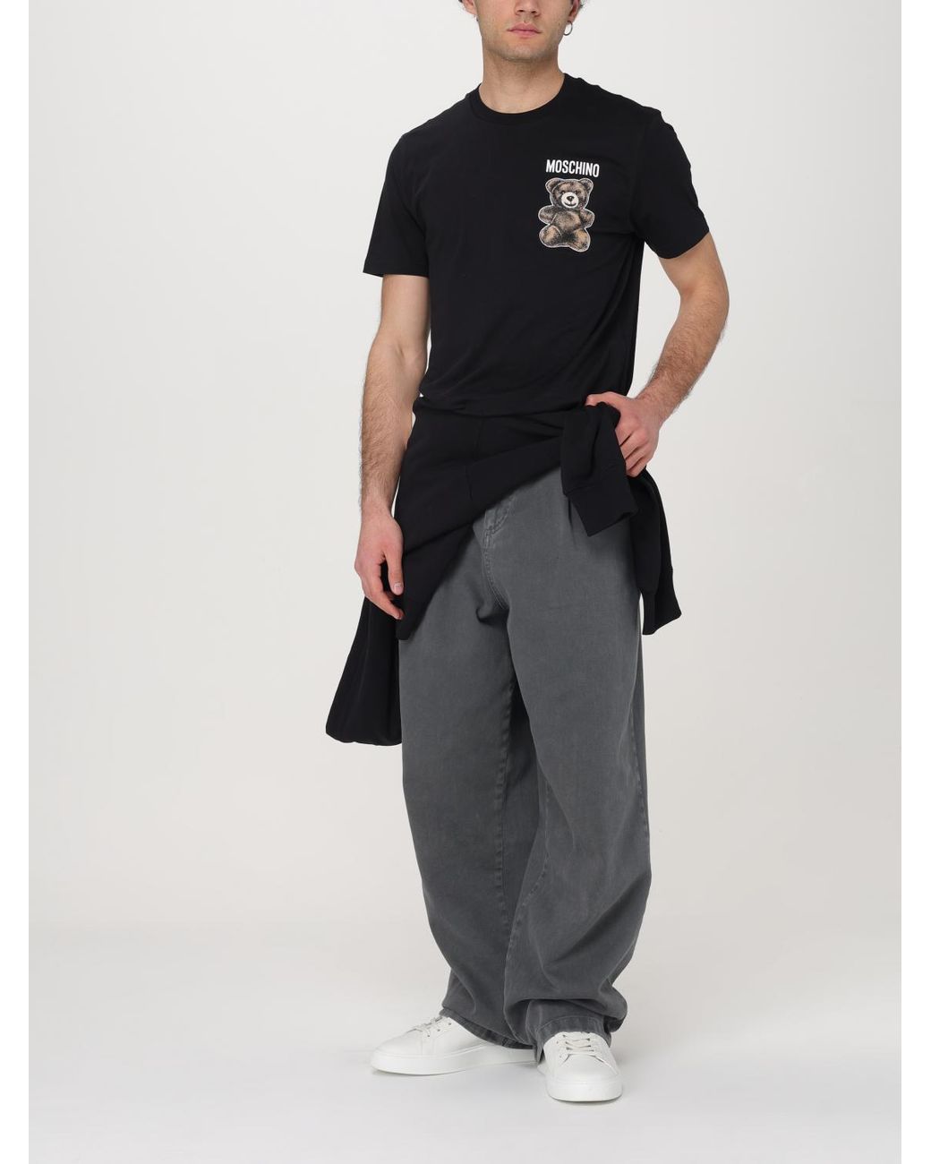 Moschino Couture Gray Trousers for men