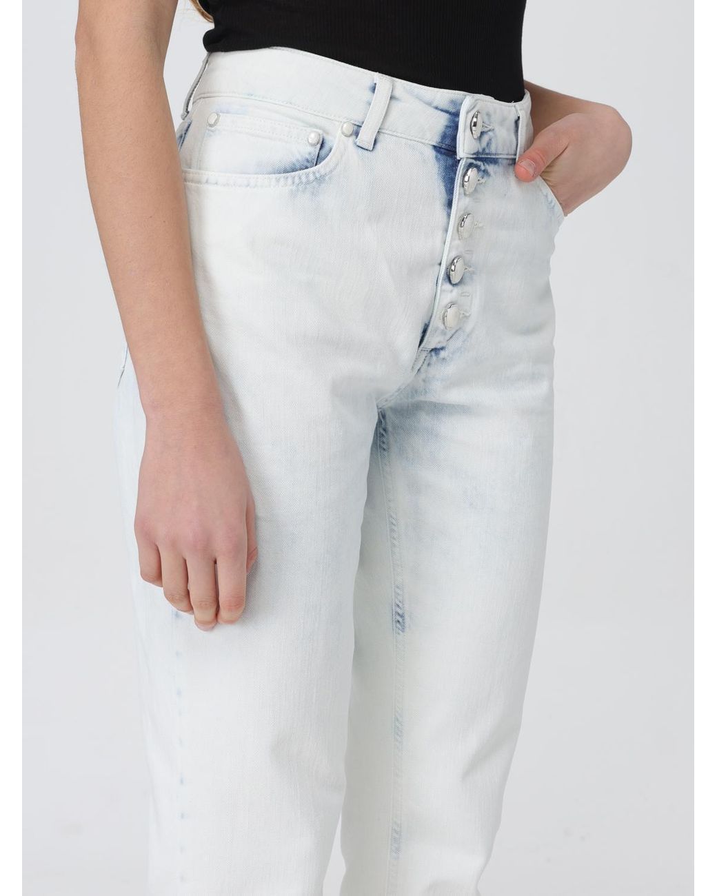 Vaquero Mujer Dondup de color White