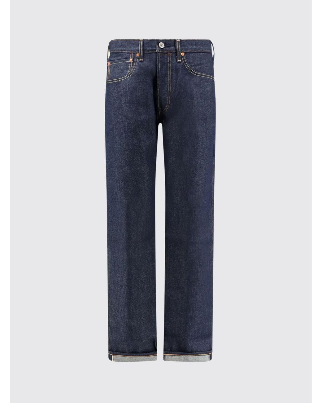 Levi's Blue 501 Original Straight Fit Jeans for men