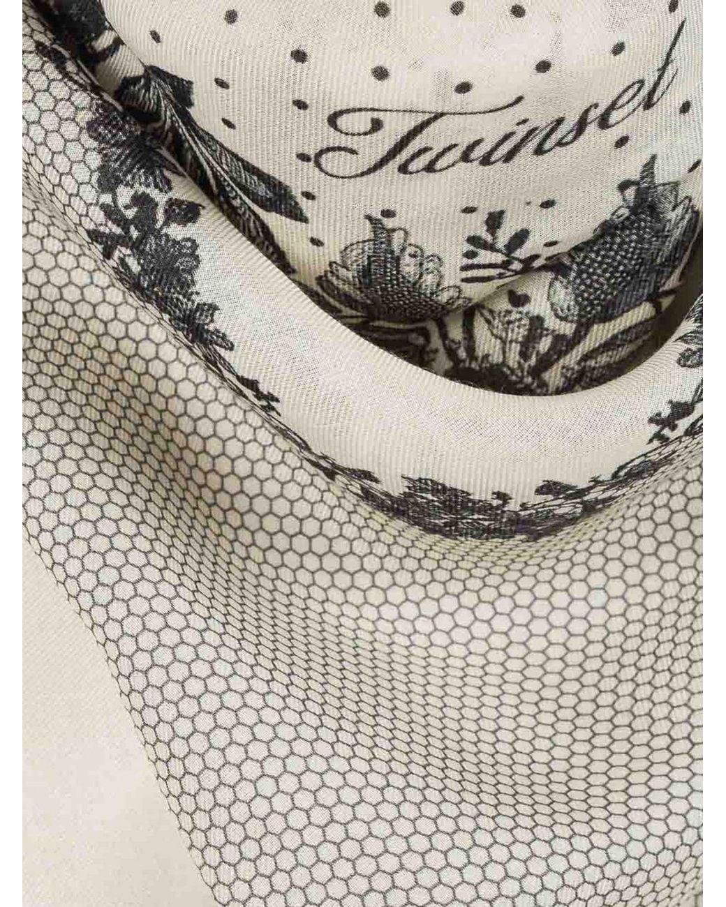 Twinset Natural Scarf