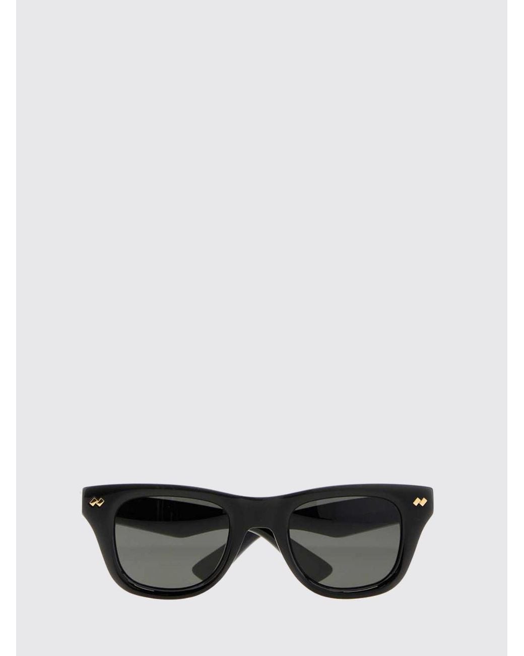 Bottega Veneta Gray Dizzy Rectangular Aviator Sunglasses