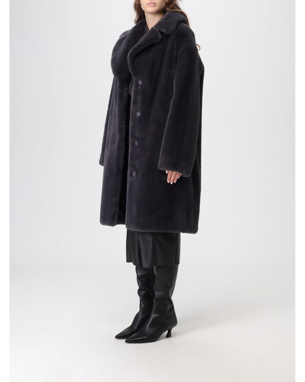 Stand Studio Black Coat