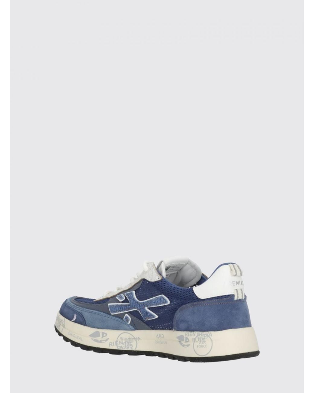 Premiata Blue Shoes for men