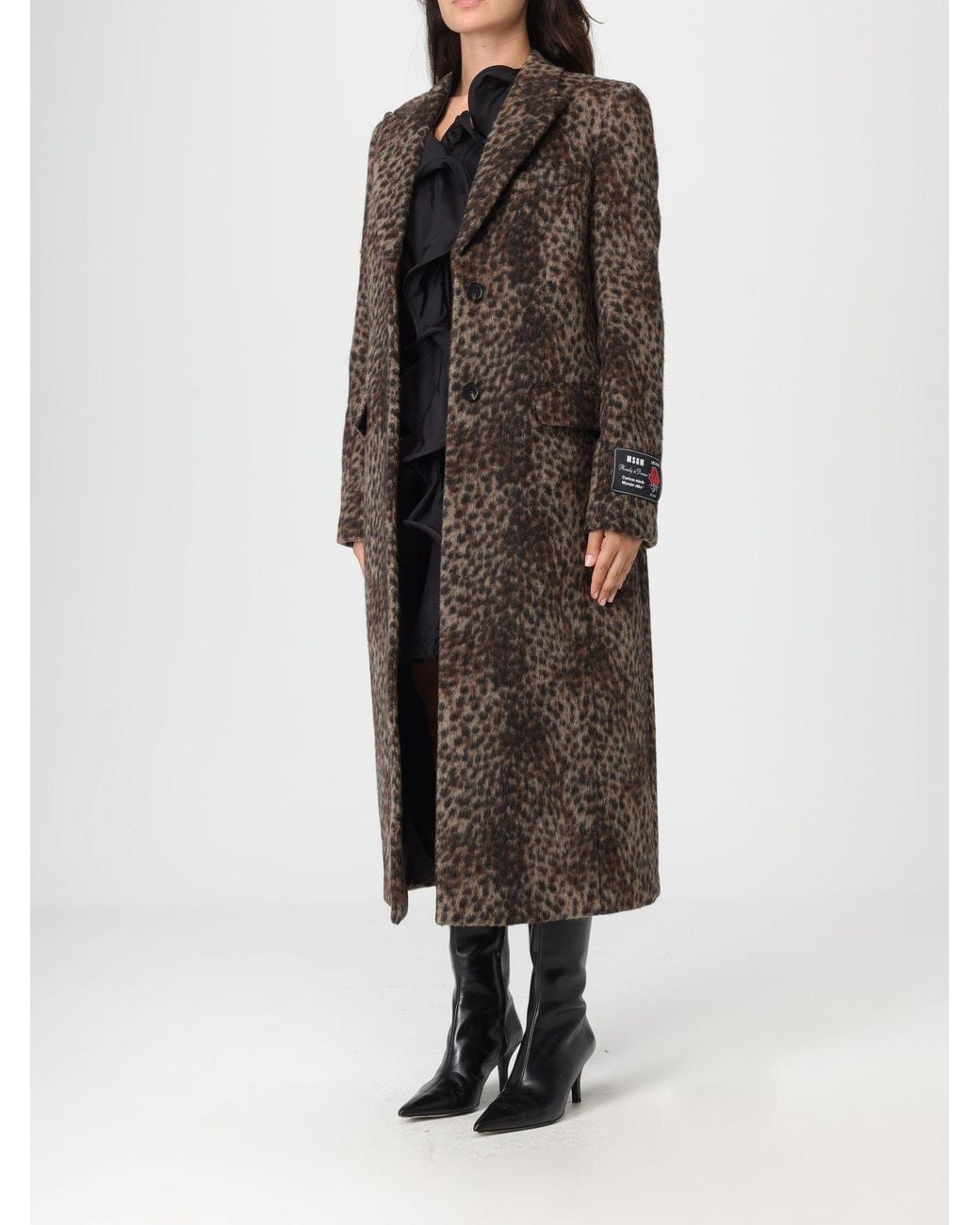 Abrigo Mujer MSGM de color Brown