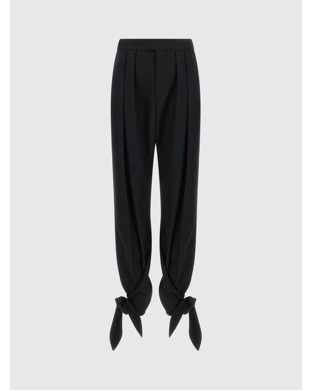 Chloé Blue ChloÉ High-Waisted Wide-Leg Wool-Blend Tailored Trousers
