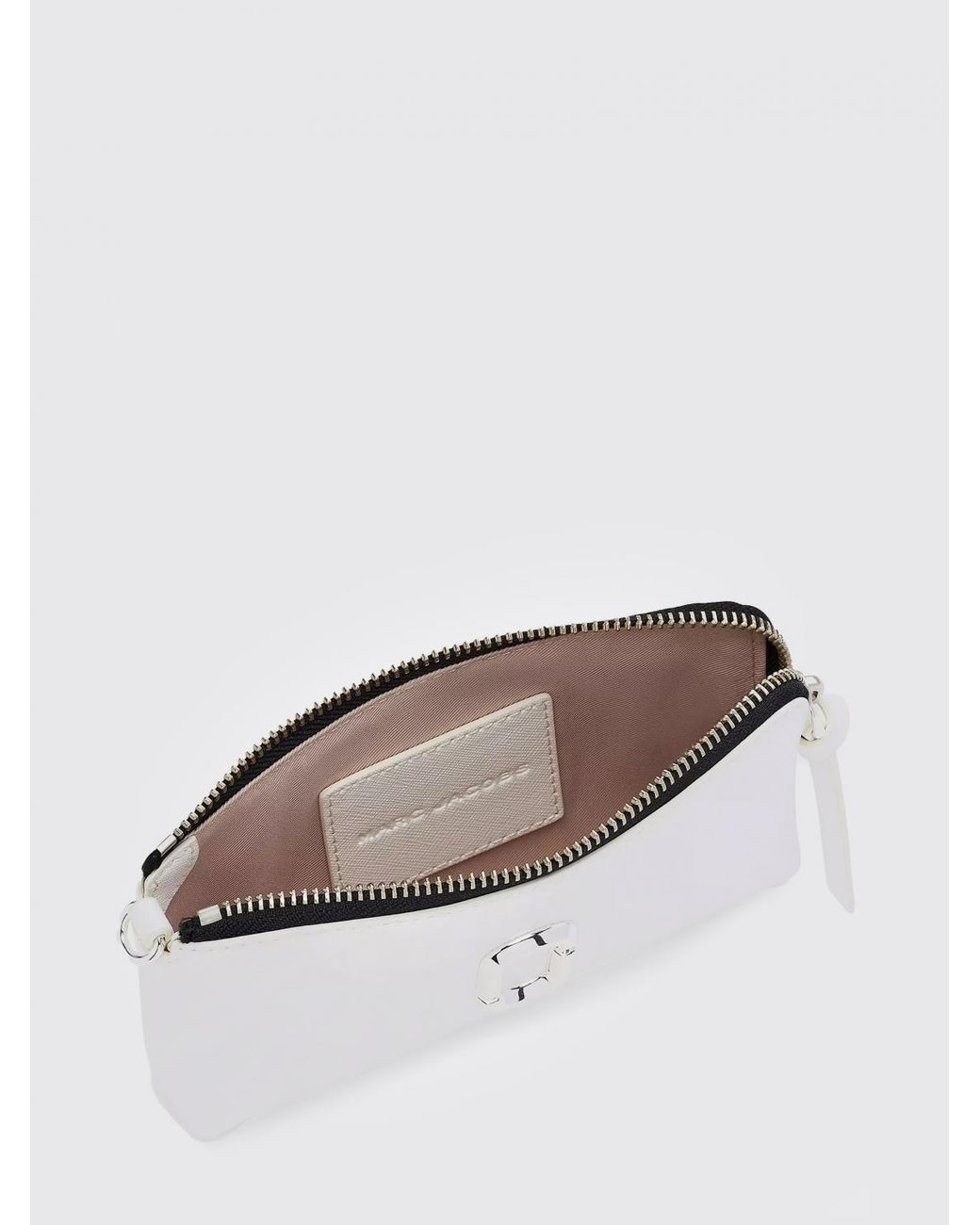 Clutch The Snapshot Wristlet di Marc Jacobs in White