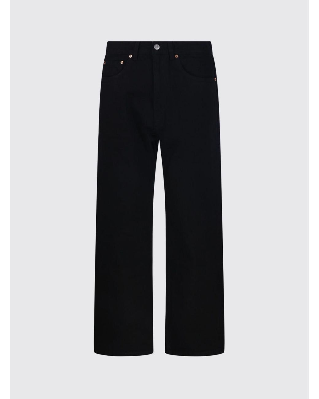 Our Legacy Blue Five-Pocket Straight Fit Jeans for men