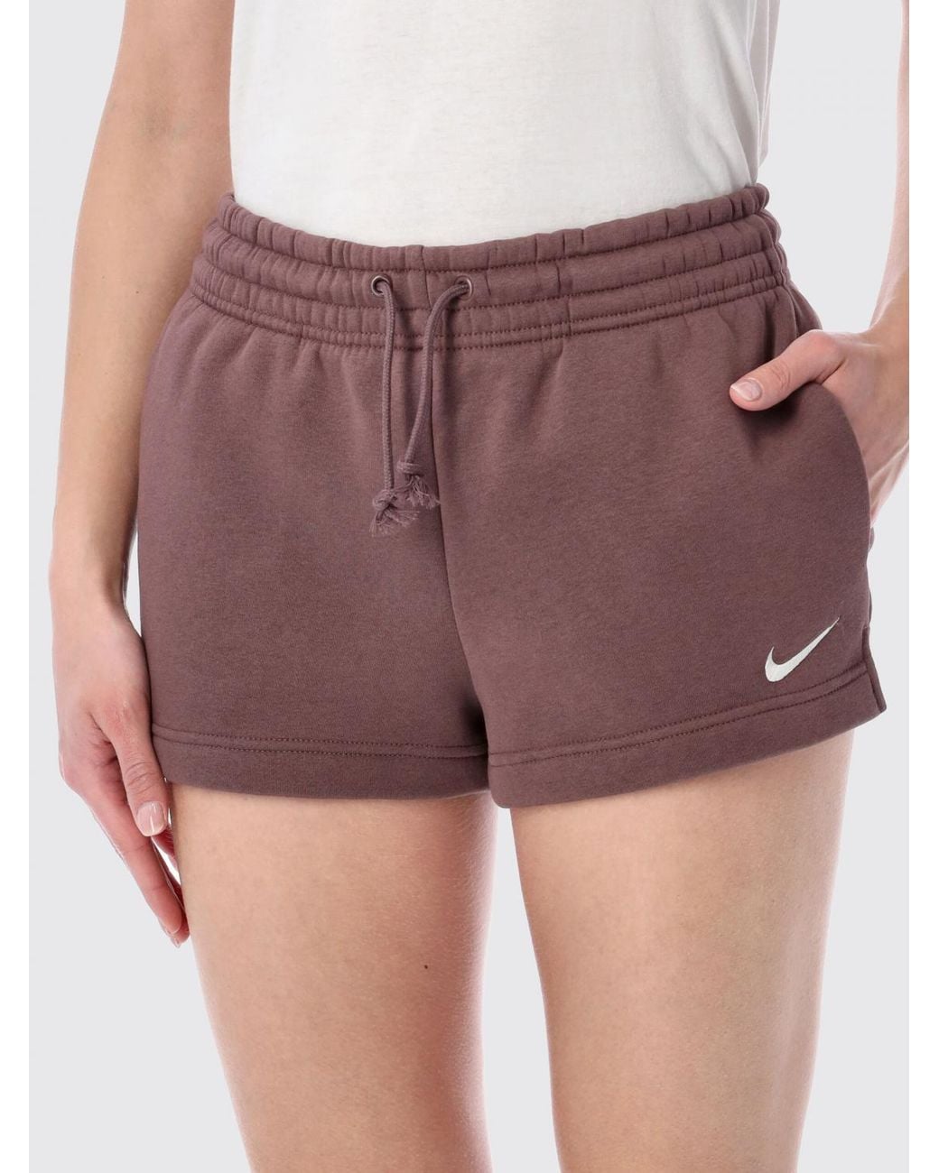 Nike Red Cotton Sport Shorts