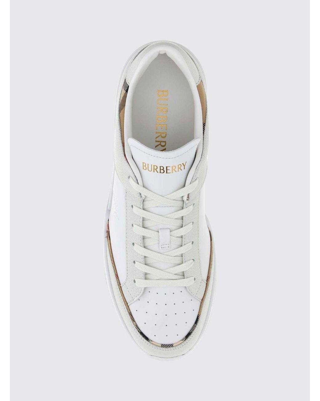 Burberry White Harrow Sneakers for men