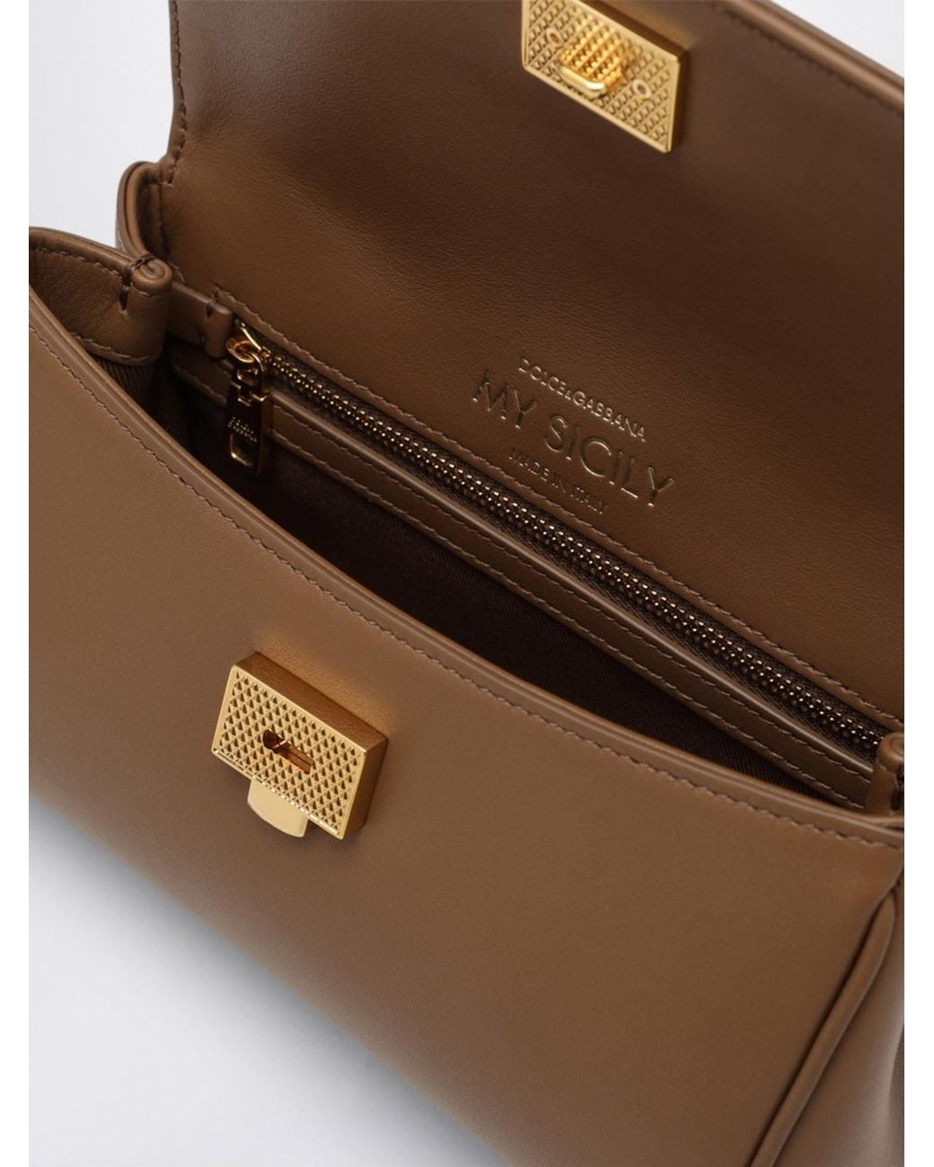 Dolce & Gabbana Brown Dolce &Amp Gabbana My Sicily Mini Handbag