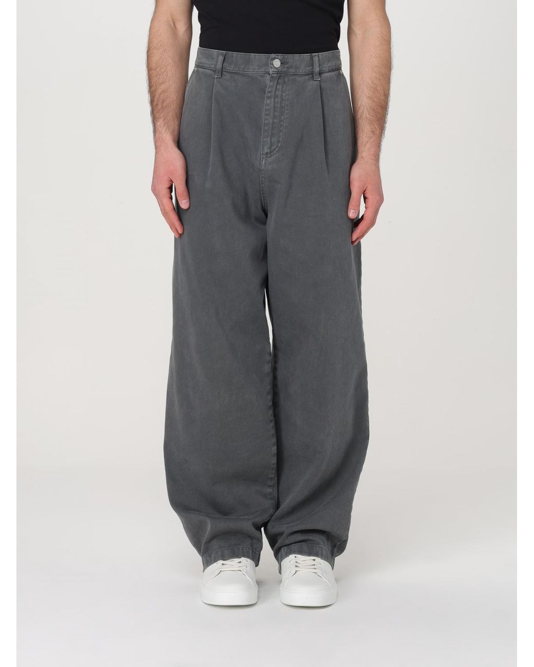 Moschino Couture Gray Trousers for men