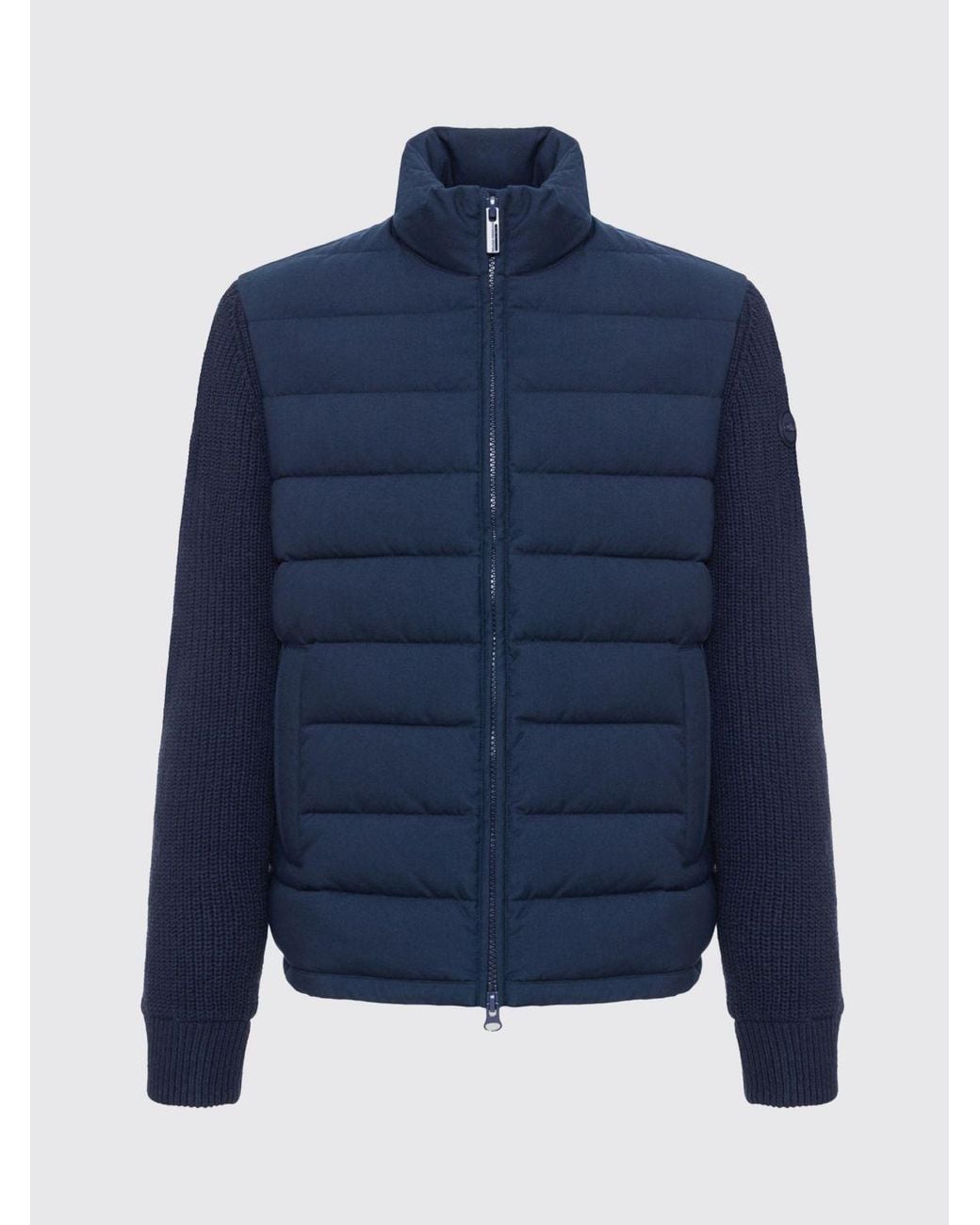 Colmar Blue Quilted Short Puffer Jacket for men