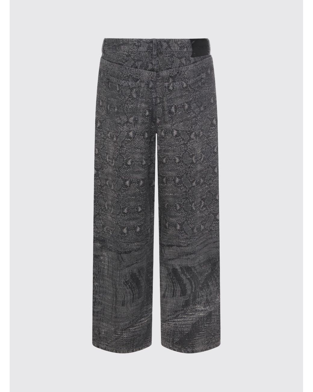 Daily Paper Black Snake Oversized Jeans for men