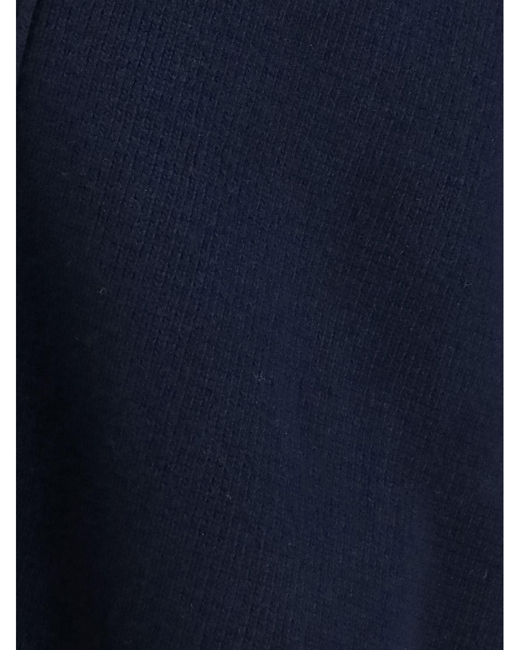 Laneus Blue V-Neck Wool Cardigan With Button Closure for men