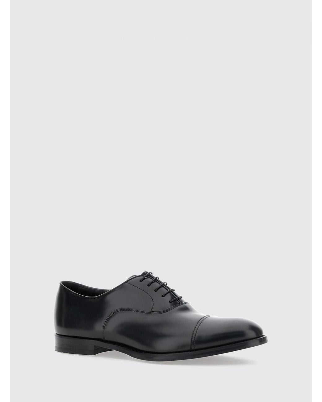 Doucal's White Oxford Formal Lace-Up Shoes for men