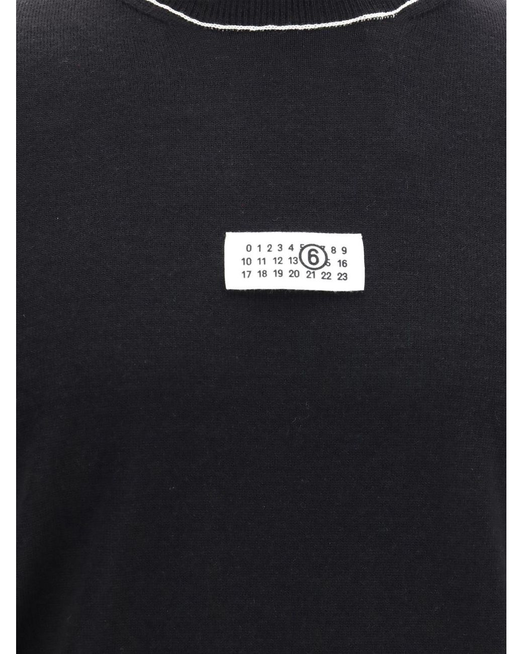 MM6 by Maison Margiela Blue Slim Fit Virgin Wool Blend Turtleneck Jumper for men