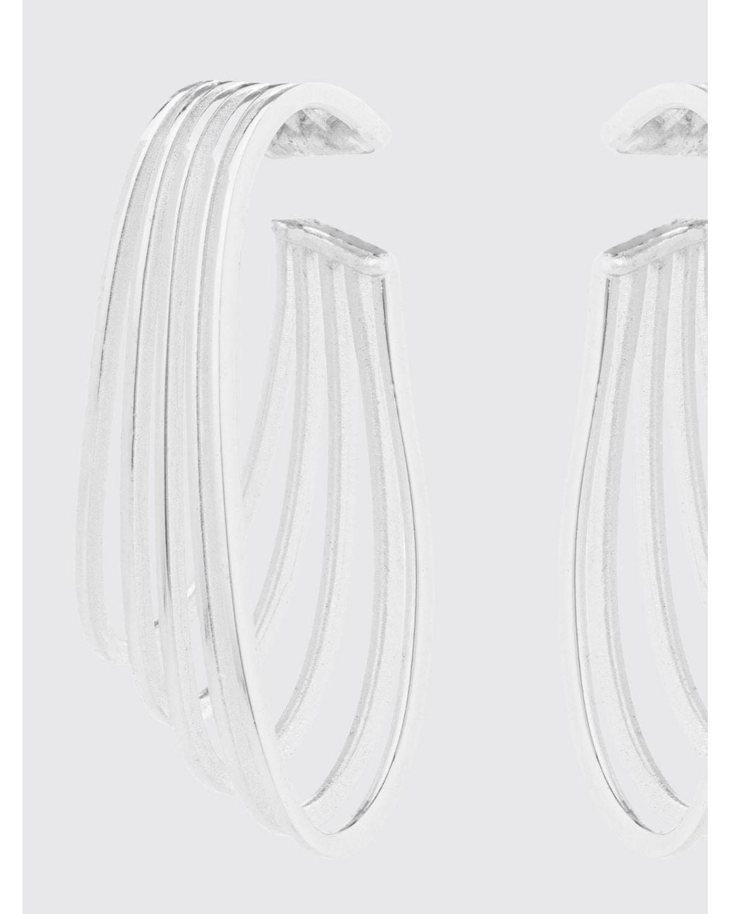 FEDERICA TOSI White La Cage Plated Bronze Ear Cuff