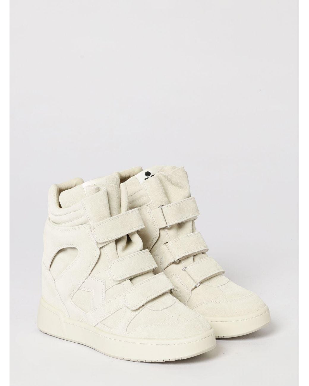 Isabel Marant Natural Im3 Suede Sneakers