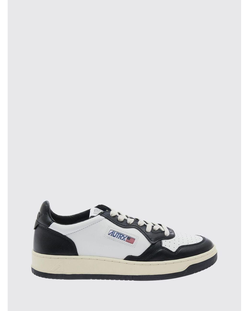 Autry White Medalist Low Top Trainers for men