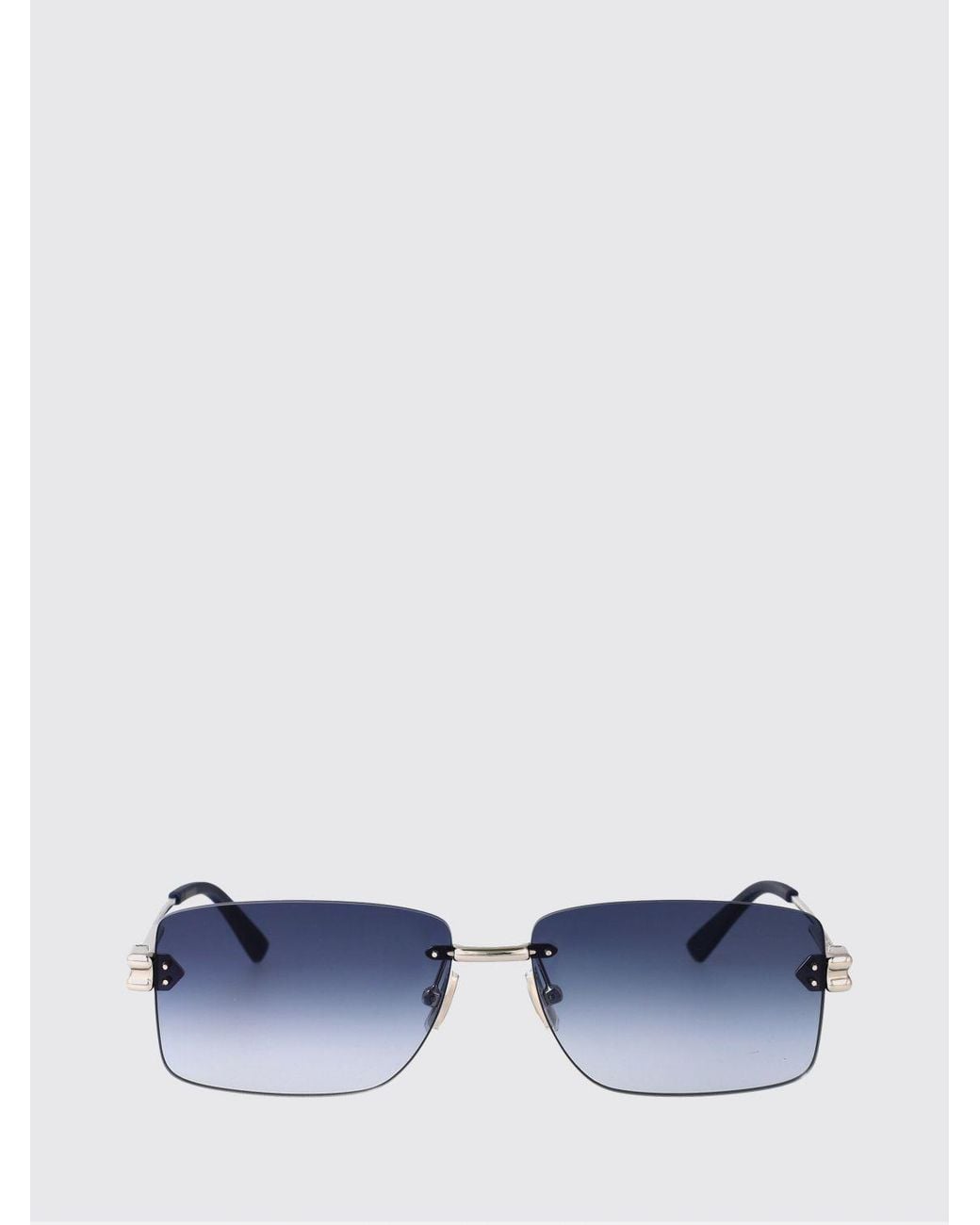 Bottega Veneta White Bv1126S Metal Sunglasses for men