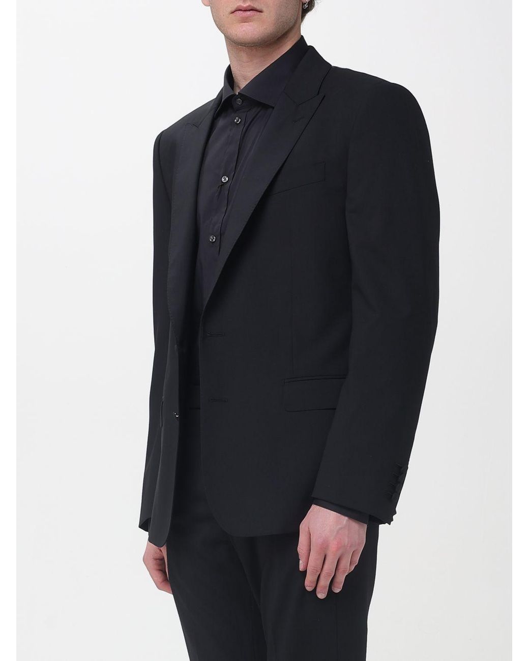 Dolce & Gabbana Blue Dolce &Amp Gabbana Single Breasted Virgin Wool Blazer for men
