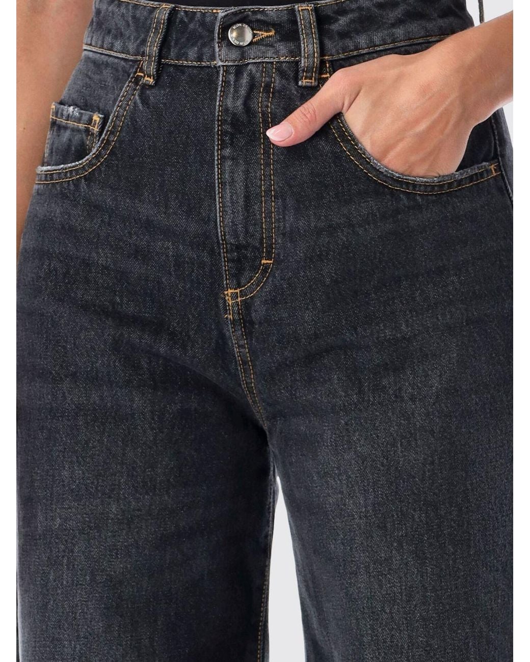 ICON DENIM Blue Poppy High-Waisted Wide-Leg Jeans